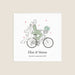 Les iconiques de Planet Cards Mariés à vélo