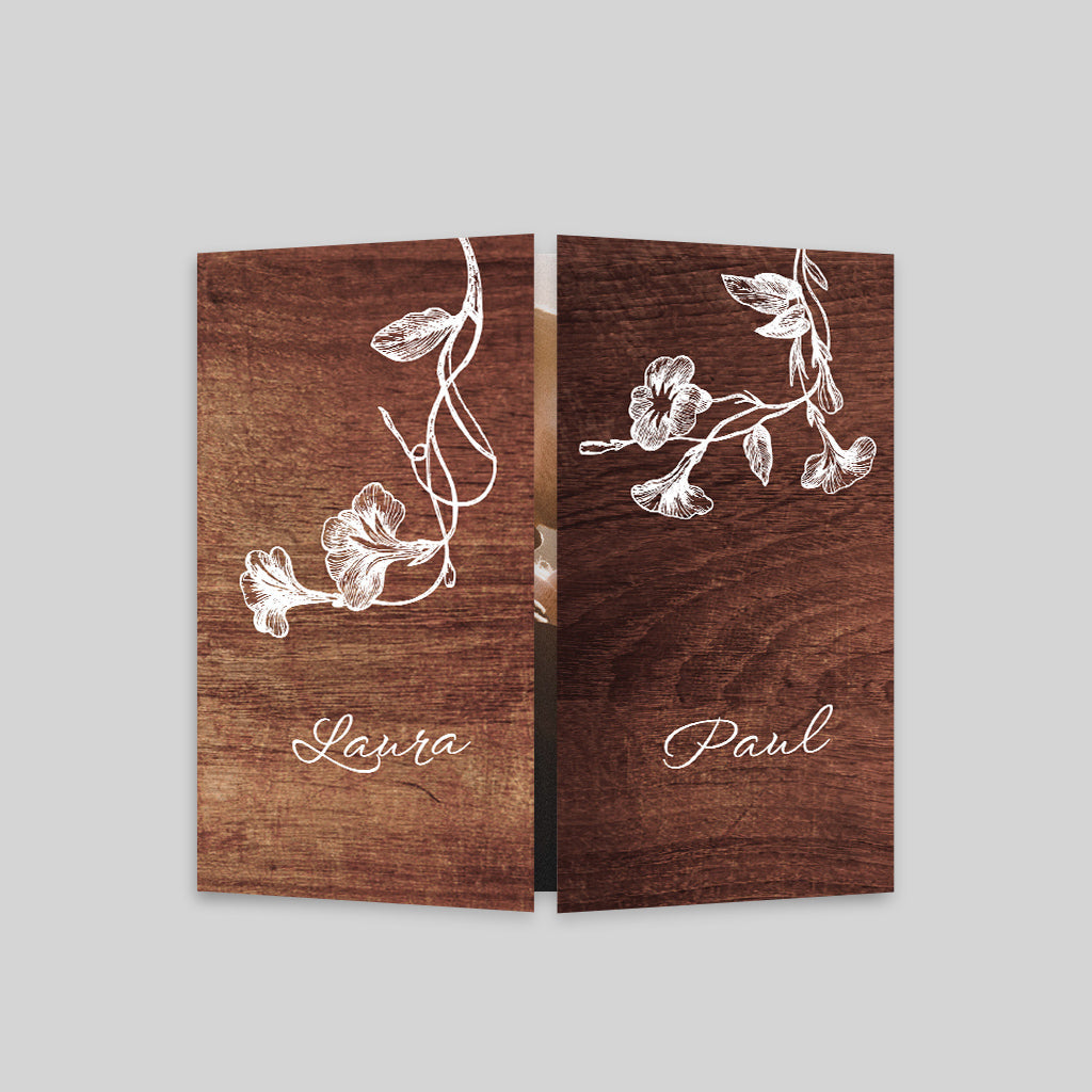 Vintage-Hochzeitseinladungen