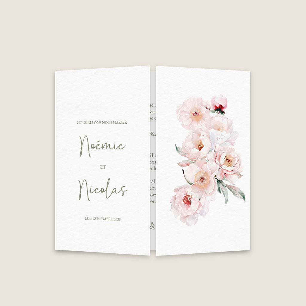 Aquarell-Hochzeitseinladungen