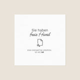 Quadratisch doppelseitig 14 x 14 cm