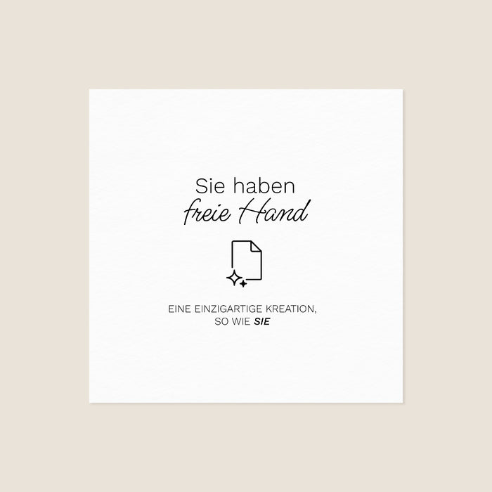 Tischnummern Hochzeit Quadratisch doppelseitig 14 x 14 cm