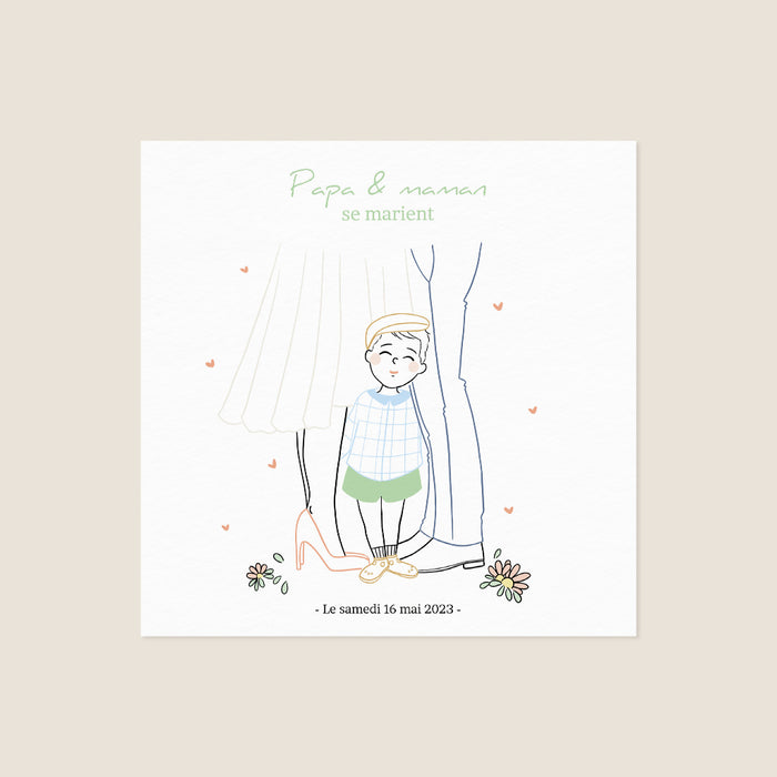 Les iconiques de Planet Cards Petit Garçon d'honneur