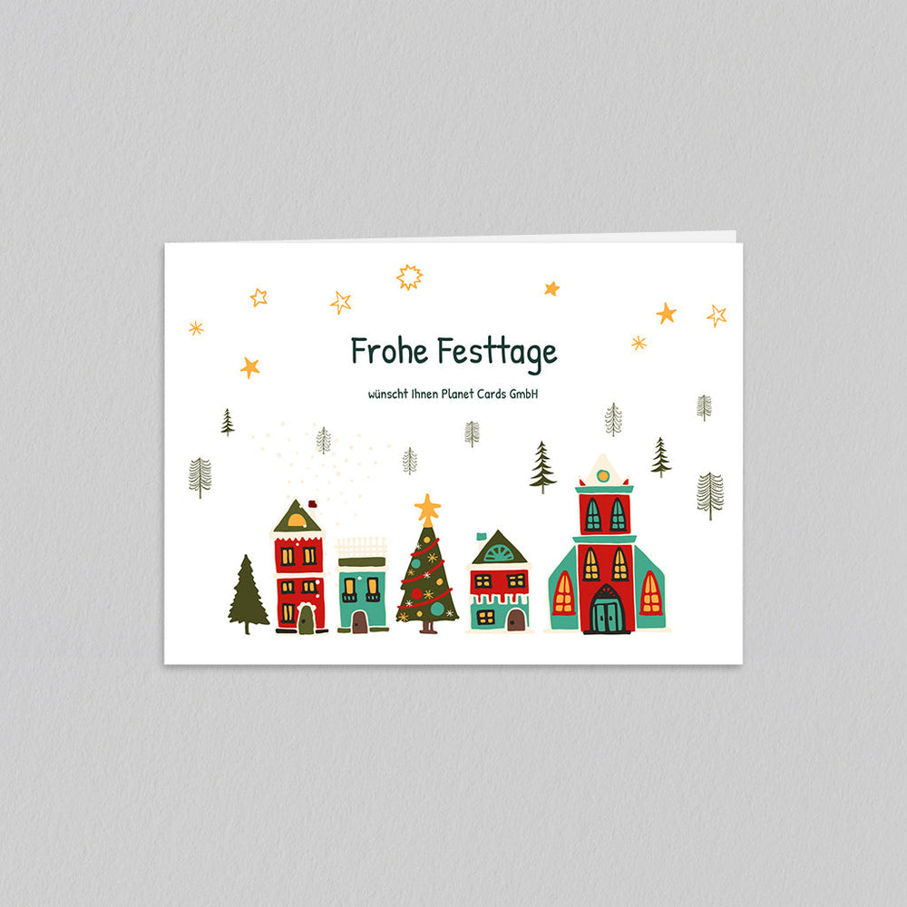 süßes Weihnachtsdörfchen
