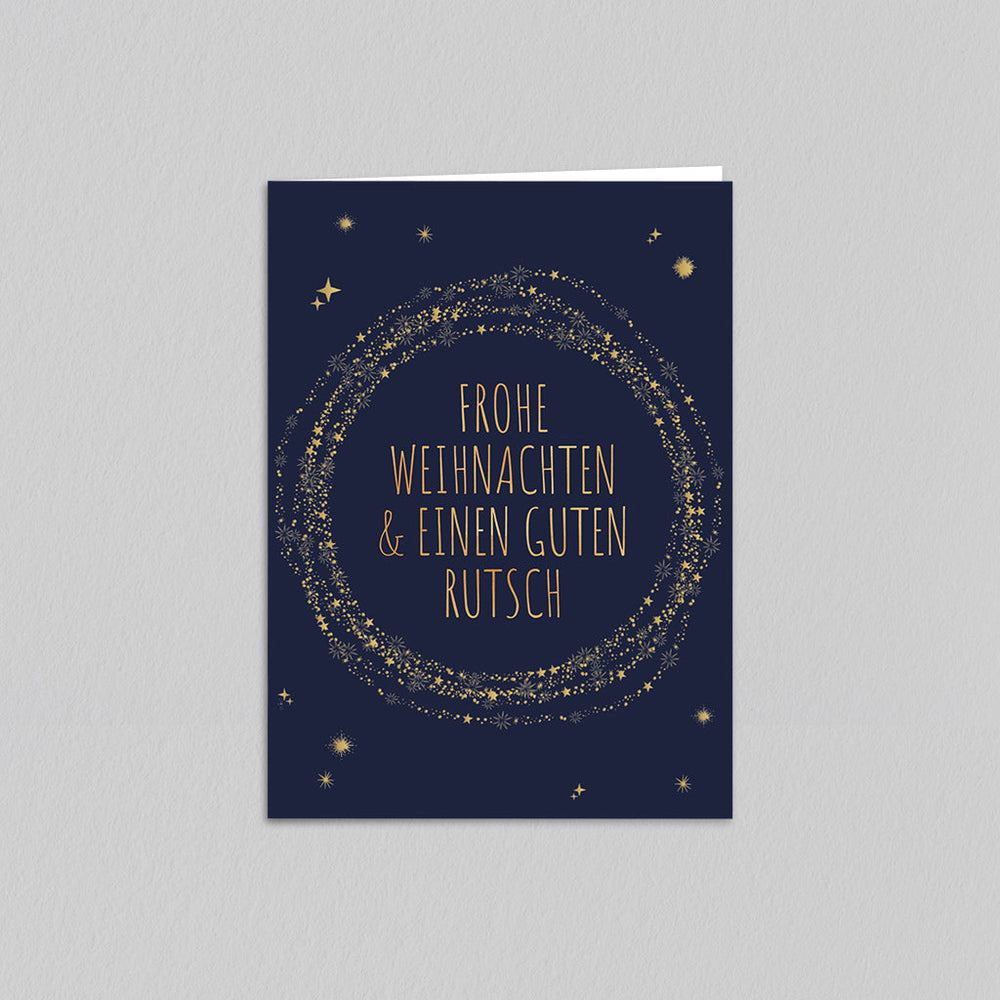 Goldene Weihnachtssterne