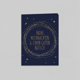 Goldene Weihnachtssterne