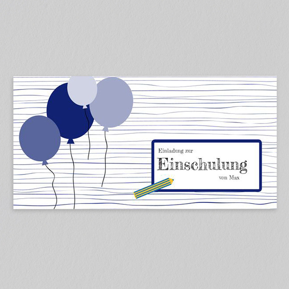 Ballons zum Schulanfang