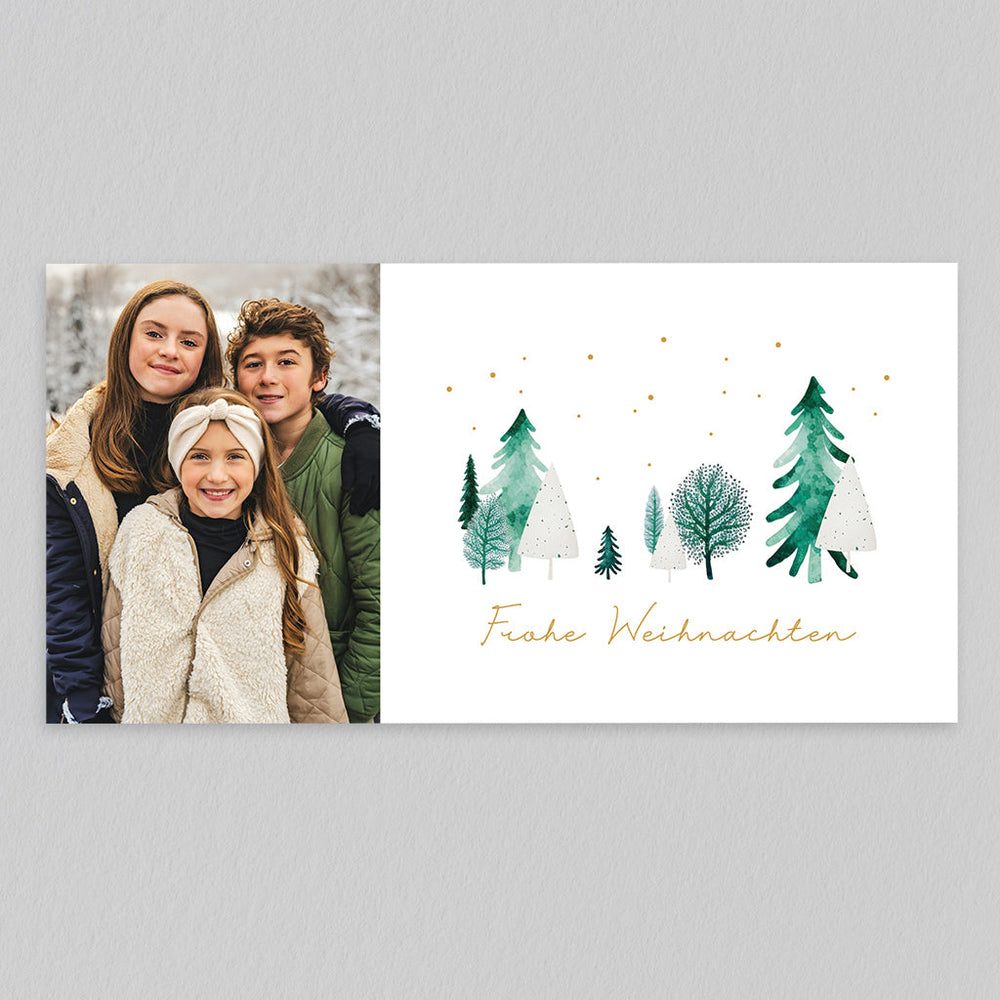 Weihnachtlicher Wald Foto