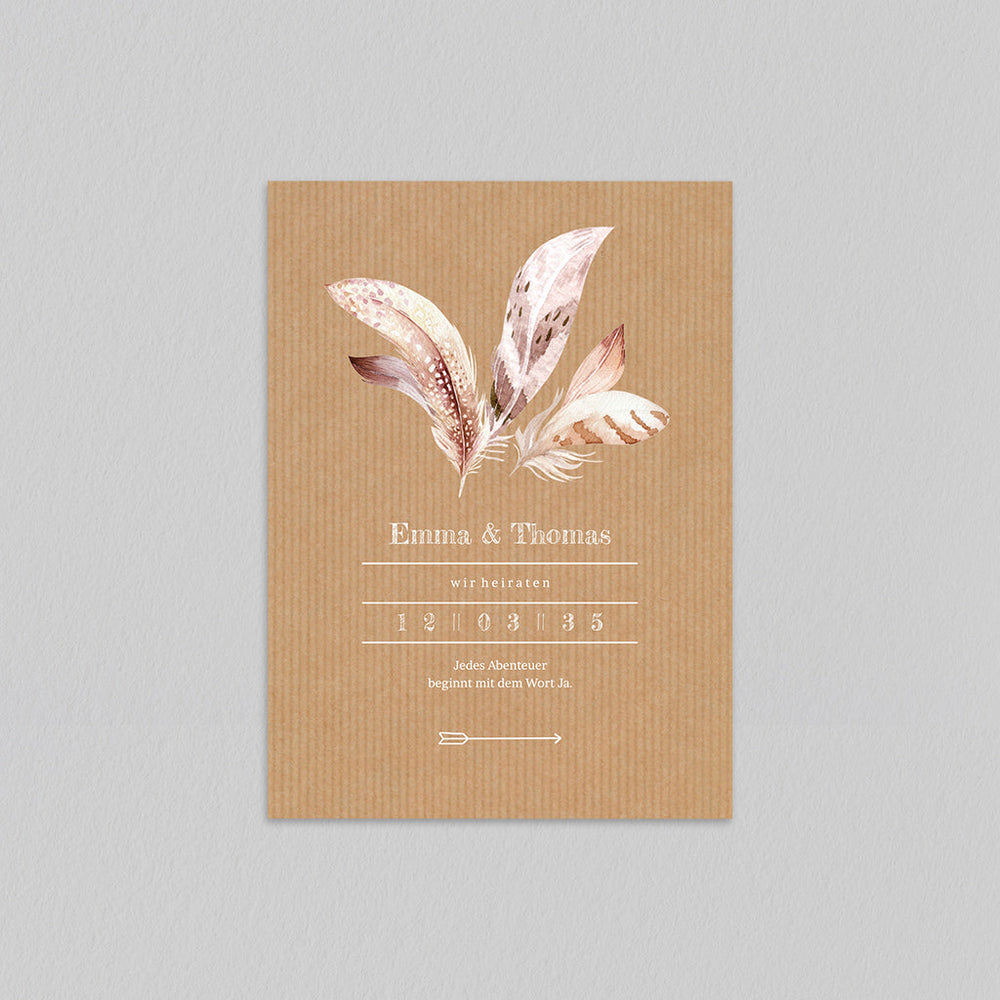 Federn und Scrapbook