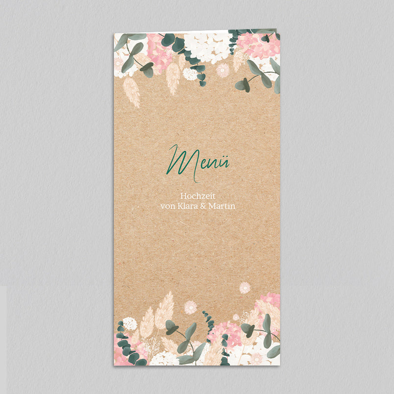 Eukalyptus und Hortensien