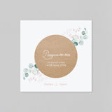 Cercle Bois et Eucalyptus Rose