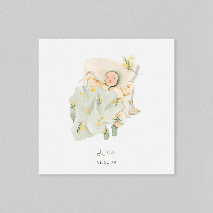 Blumiges Schläfchen