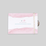 Grand Océan à l'Aquarelle Rose