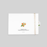 Aquarell und Orangen