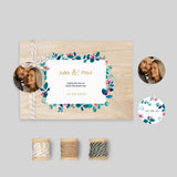 Blumiges Holz