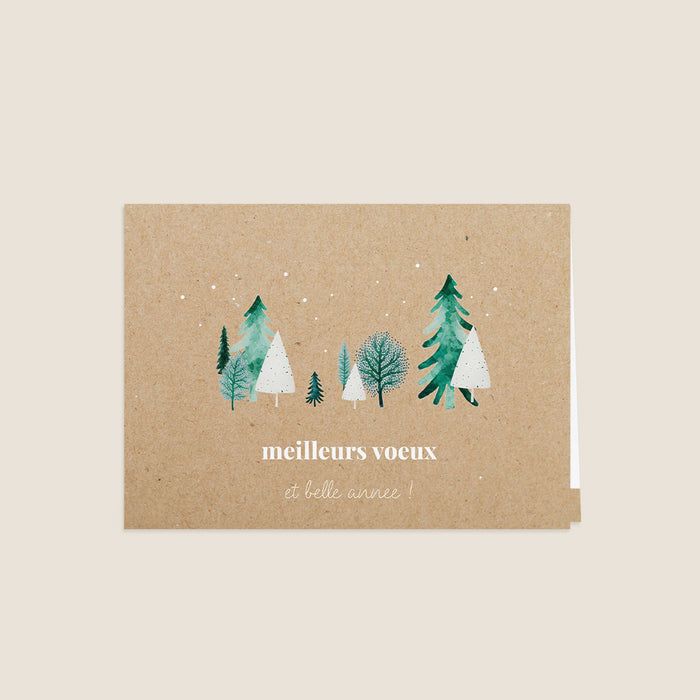 Cartes de Voeux Mairie Sapins et Calendrier