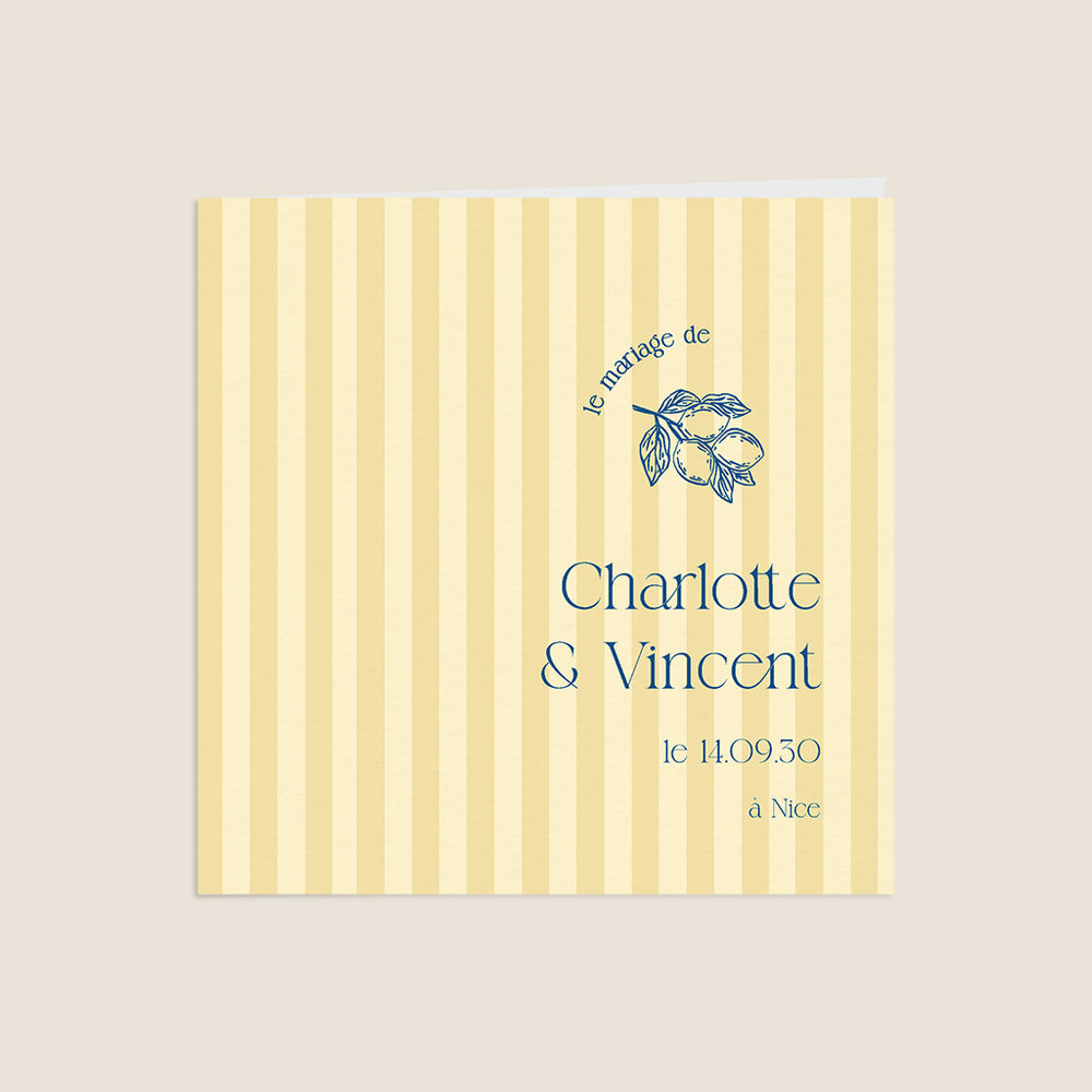 Citrons et rayures