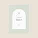Menu de mariage Rayures Chic