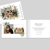 Cadre, branches et houx