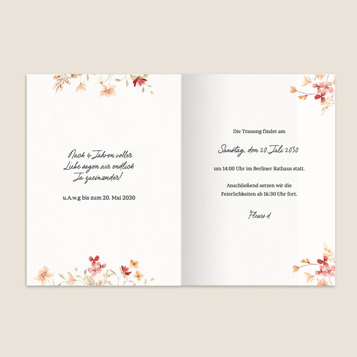 Les iconiques de Planet Cards Sommerblumen und Rahmen