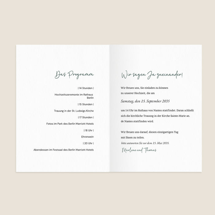 Moderne Einladungskarten Hochzeit Moderne Arche