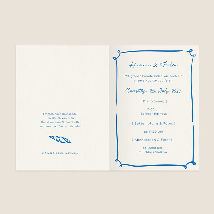 Originelle Hochzeitseinladungen Dolce Vita