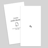 Ritratto Recto Verso 10,5 x 21 cm - Creazione libera