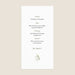 Menu baptême Croix Eucalyptus