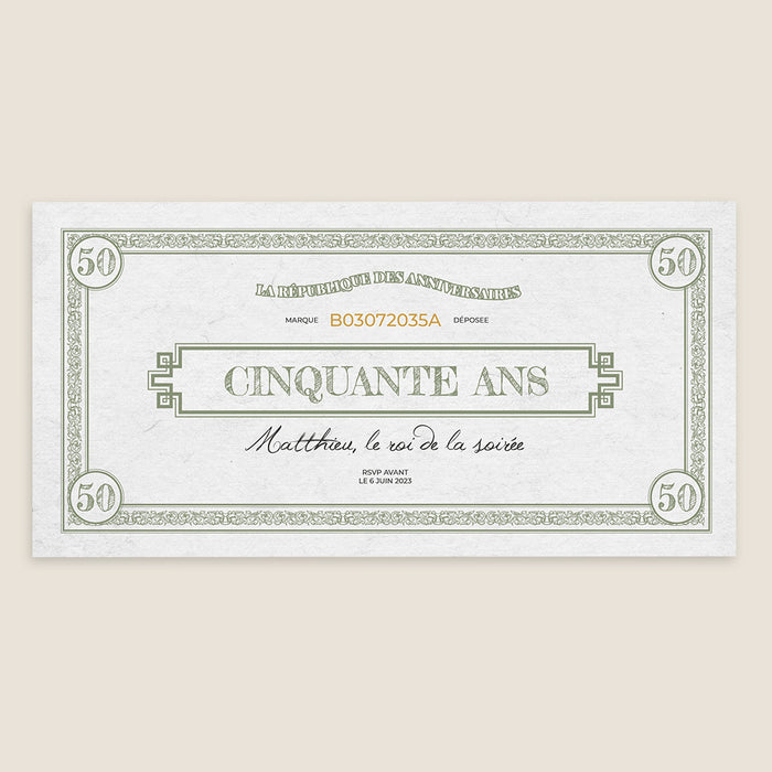 Les iconiques de Planet Cards Le Dollar Américain