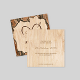 Herz in Holz eingraviert