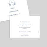 Pflanze und Monogramm