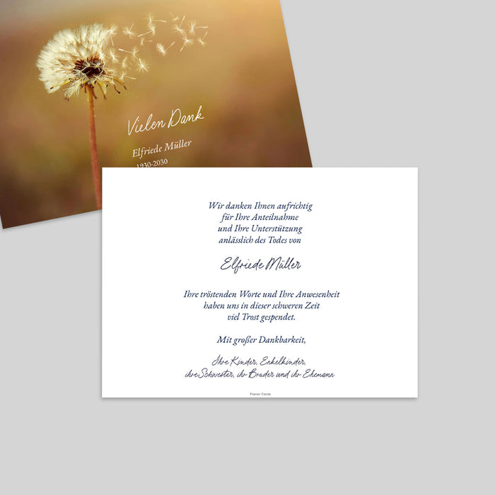 Weitere Anlässe Pusteblumen