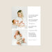 Faire-part naissance pictogramme Jolie Typo et Pictos