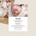 Faire-part naissance pictogramme Kraft Multiphoto et Coeur