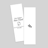Seitenmarkierung Doppelseitig 5.5 x 18.2 cm