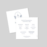 Pflanze und Monogramm