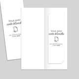 Portrait Plié + Marque Page 7.5 x 20.2 cm
