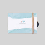 Grand Océan à l'Aquarelle Turquoise