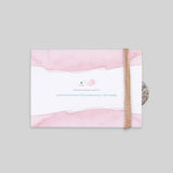 Grand Océan à l'Aquarelle Rose