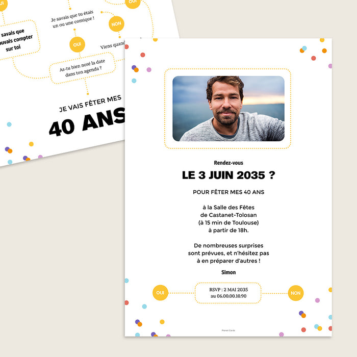 Les iconiques de Planet Cards Le Logigramme d'Anniversaire