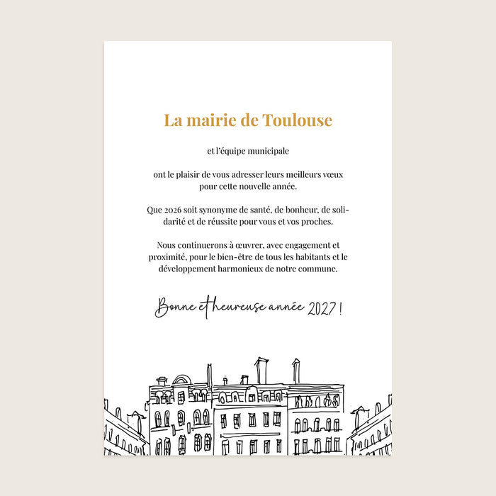 Cartes de Voeux Mairie Le Mot de la Mairie