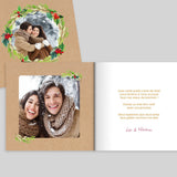 Couronne de Noël Houx
