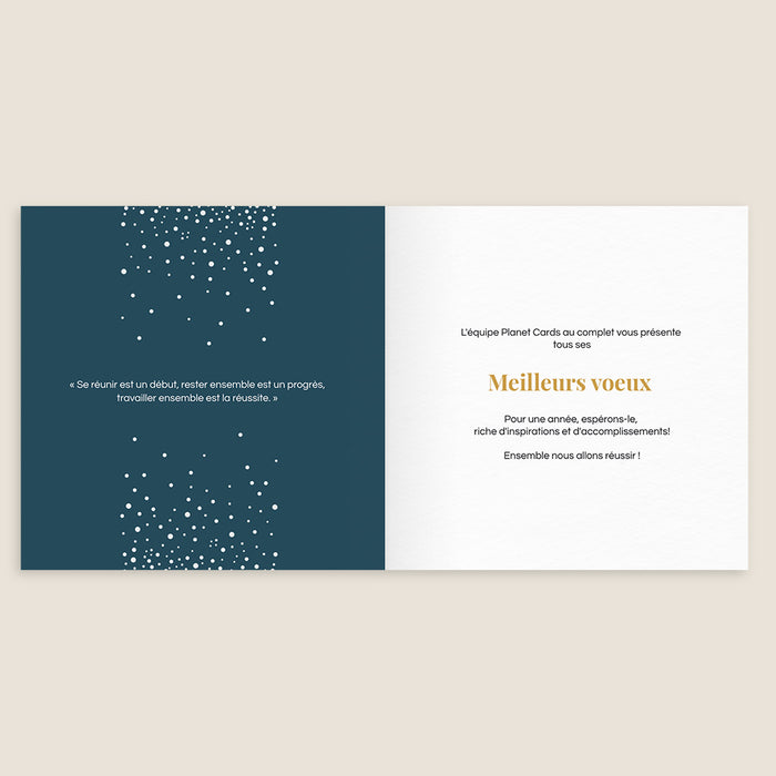 Cartes de Voeux Mairie Année Scintillante