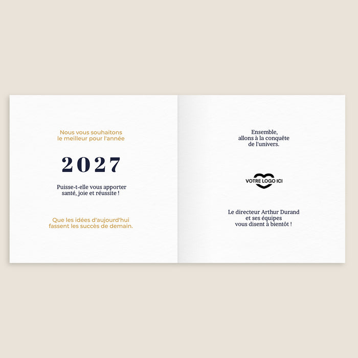 Cartes de Voeux Mairie Univers Graphique