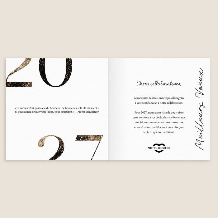 Cartes de Voeux Mairie Poussière d’Or