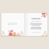 Initiales et bouquet