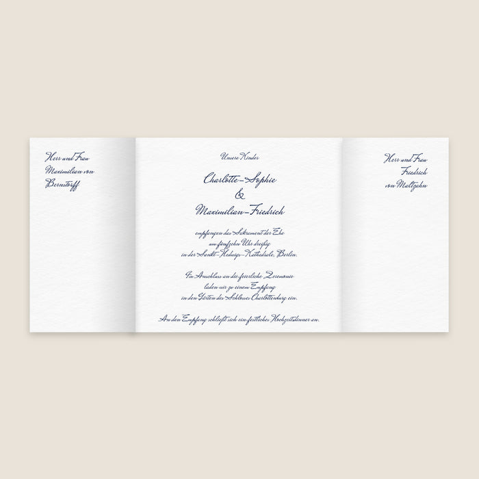 Hochzeitseinladungen Traditionell
