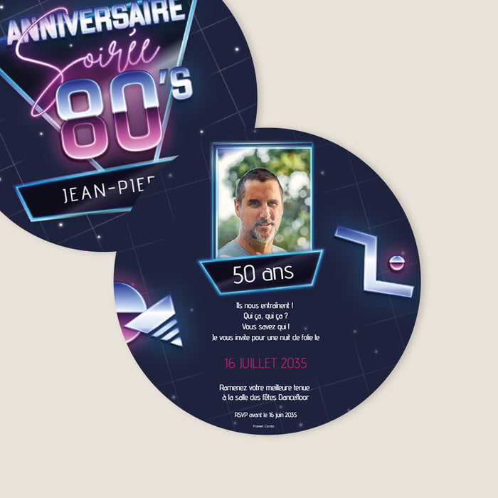 Les iconiques de Planet Cards Soirée Années 80