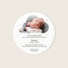 Faire-part naissance vintage Croissant de Lune