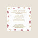 Romantische Hochzeitseinladung Herbarium