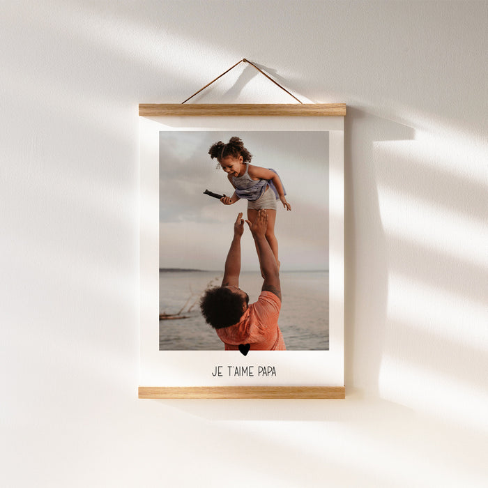 Poster photo Je t'aime Papa